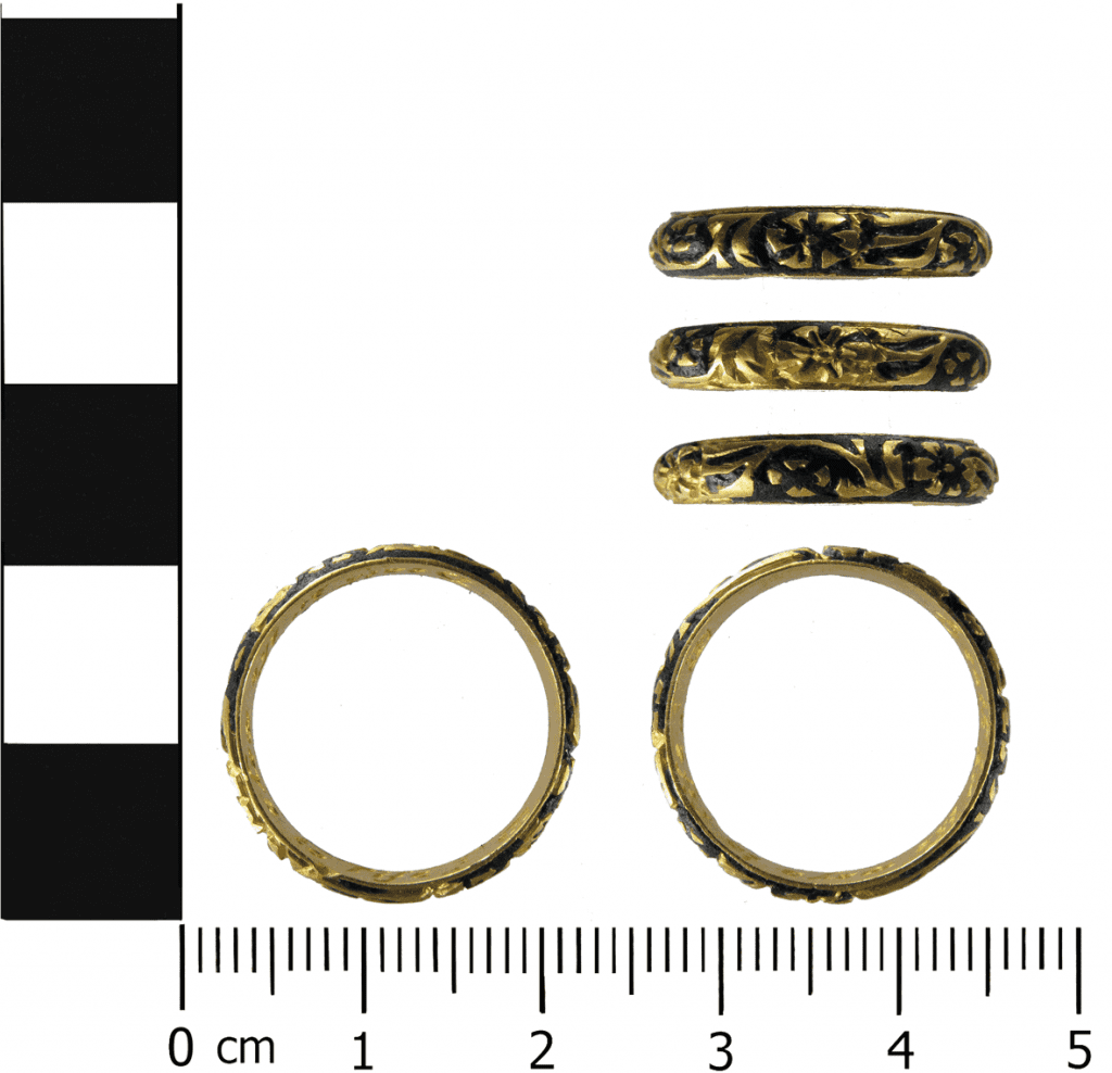 Post Medieval Gold Mourning Ring old | Middlewich Virtual Museum